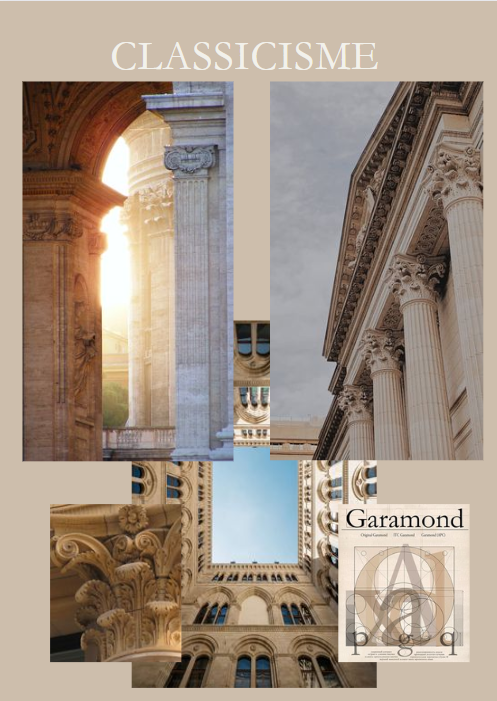 Moodboard for Classicism